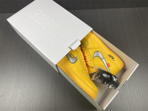 Alternative view of Off-White x Nike Air Force 1 Low “Lemonade”
