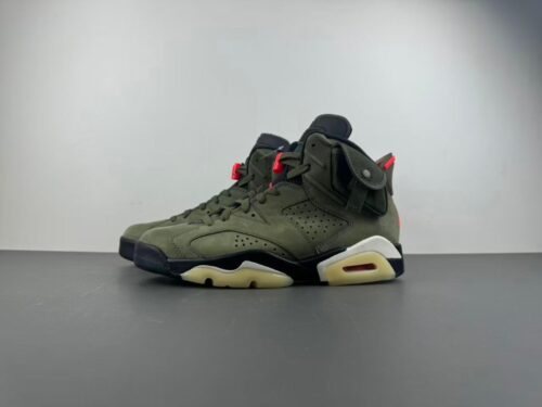 ravis Scott x Air Jordan 6 “Medium Olive”