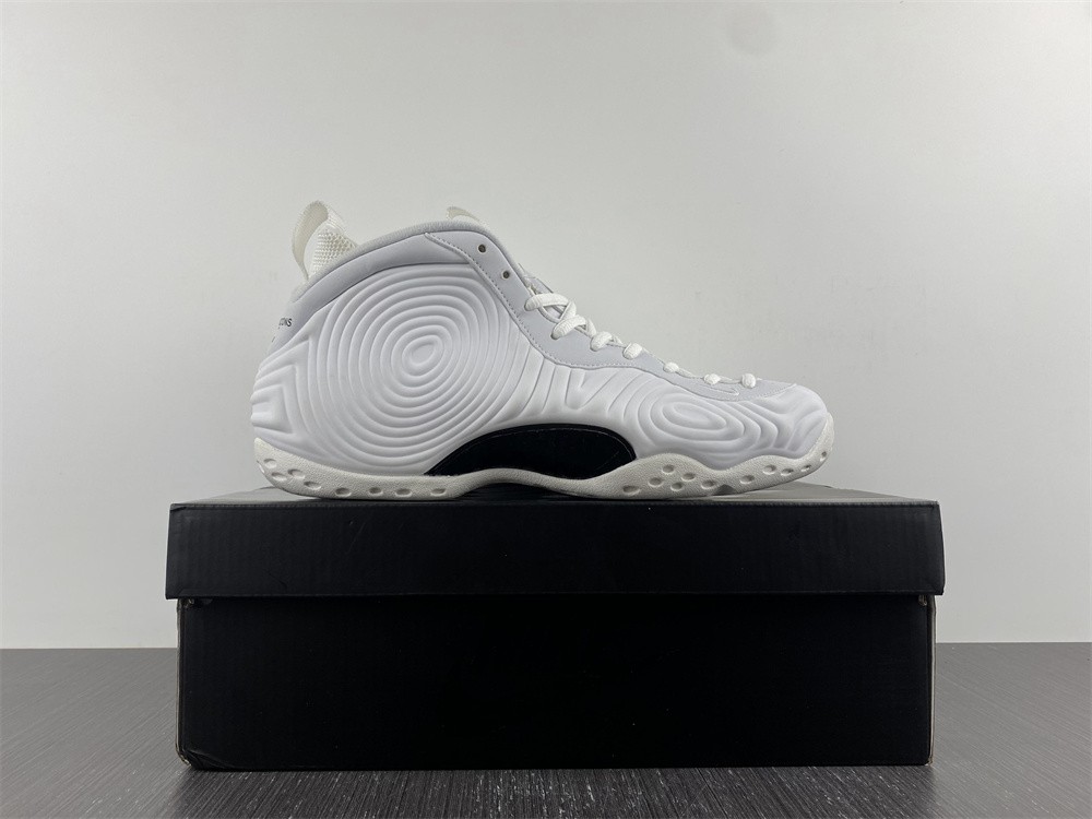 CDG x Nike Air Foamposite One White - Image 3