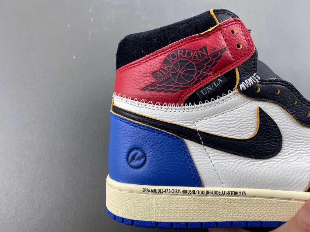 Fragment x Union x Air Jordan 1 High OG “Varsity Red/Sport Royal” - Image 4