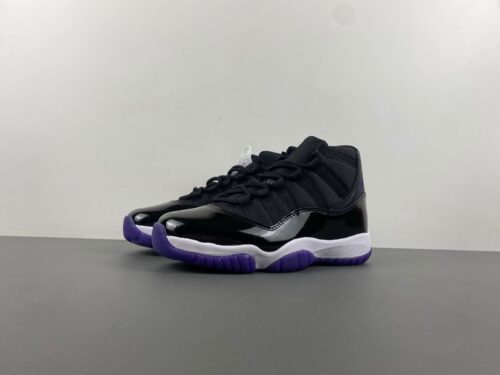 Air Jordan Black and Purple