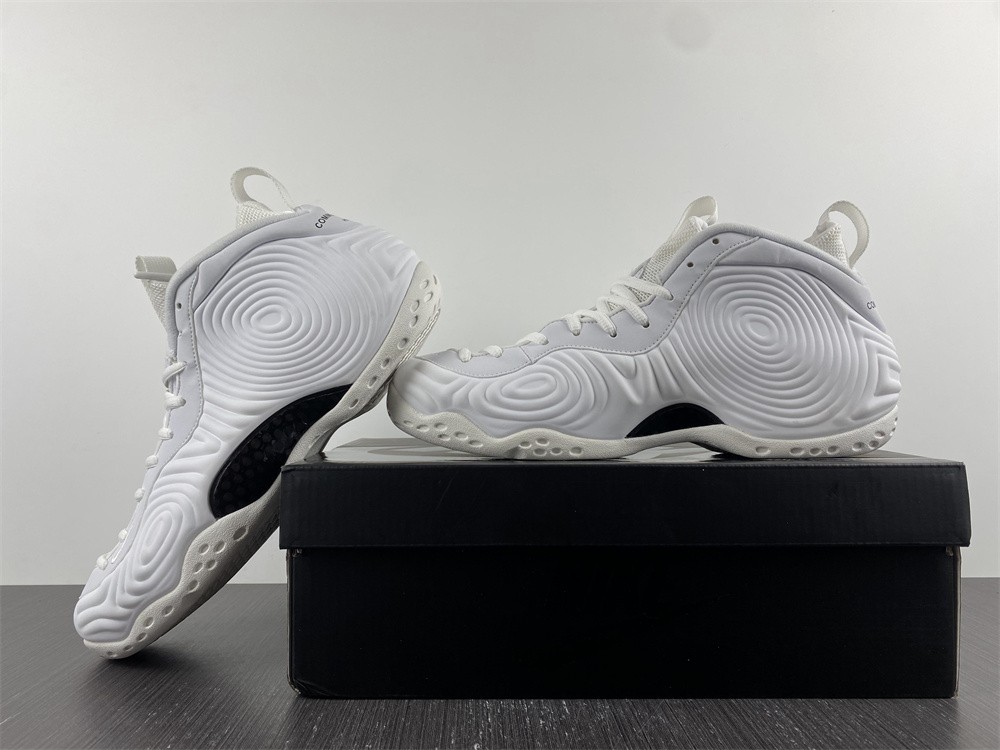 CDG x Nike Air Foamposite One White - Image 5