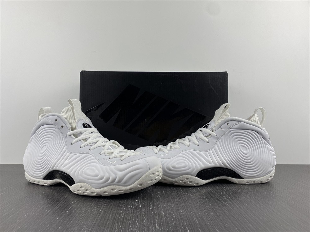 CDG x Nike Air Foamposite One White - Image 6
