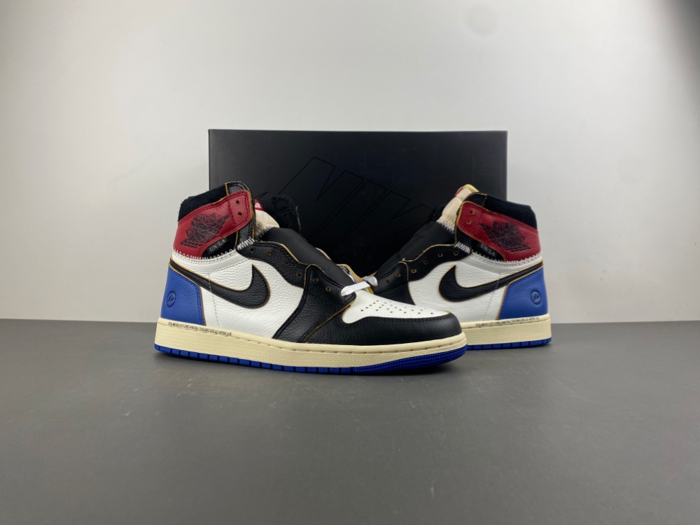 Fragment x Union x Air Jordan 1 High OG “Varsity Red/Sport Royal” - Image 16