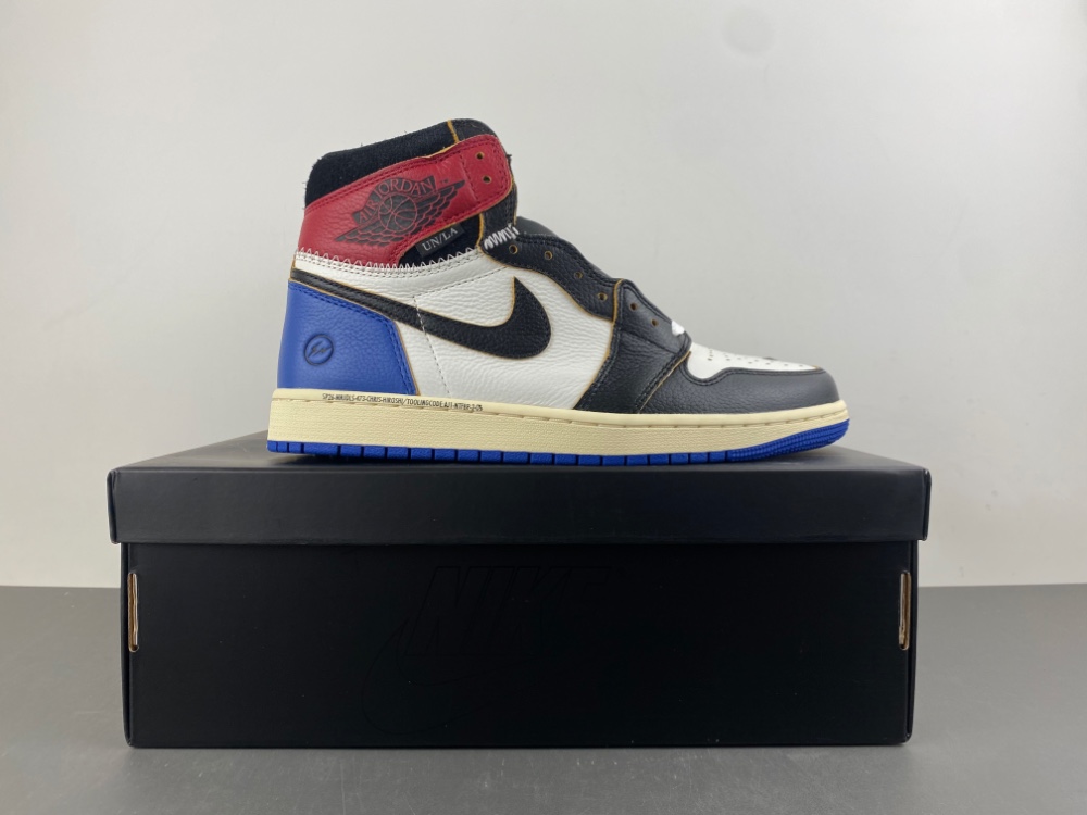 Fragment x Union x Air Jordan 1 High OG “Varsity Red/Sport Royal” - Image 17