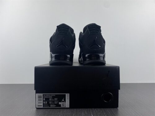 Alternative view of Air Jordan 4 “Black Cat”