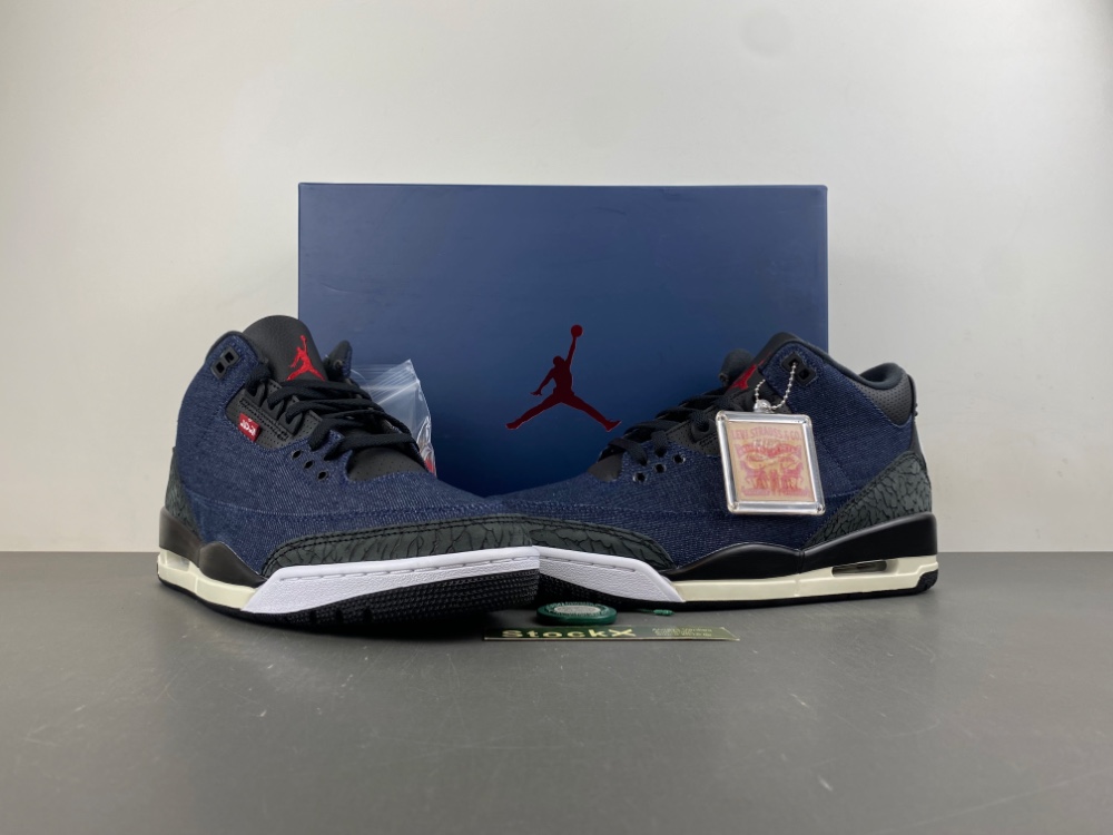 Levi’s x Air Jordan 3 “Raw Indigo Denim” - Image 4