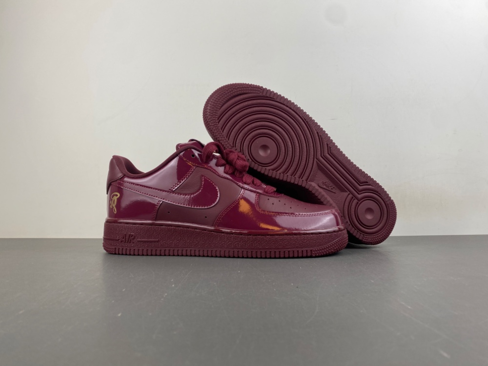 Central Cee x Nike Air Force 1 Low “Dark Beetroot” - Image 4