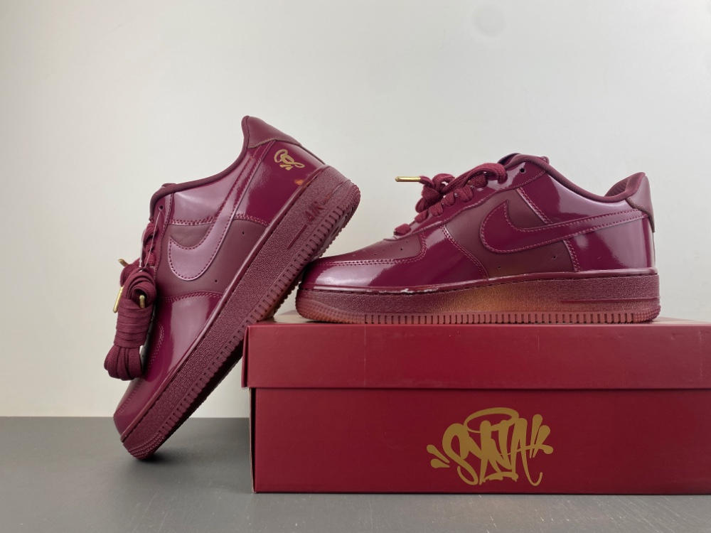 Central Cee x Nike Air Force 1 Low “Dark Beetroot” - Image 6