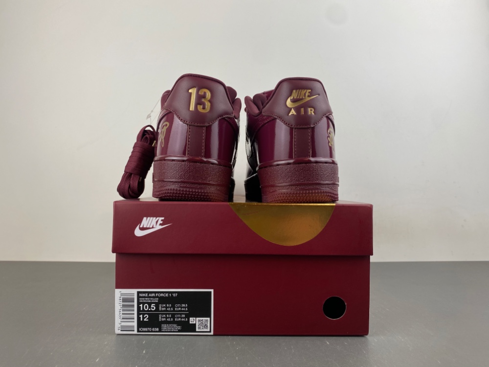 Central Cee x Nike Air Force 1 Low “Dark Beetroot” - Image 8