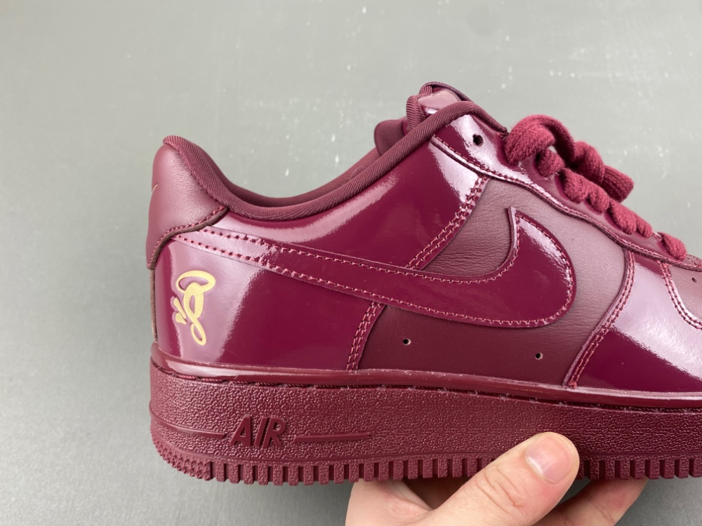 Central Cee x Nike Air Force 1 Low “Dark Beetroot” - Image 9