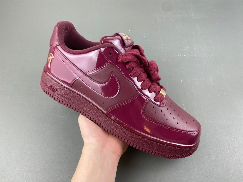 Central Cee x Nike Air Force 1 Low “Dark Beetroot” - Image 11