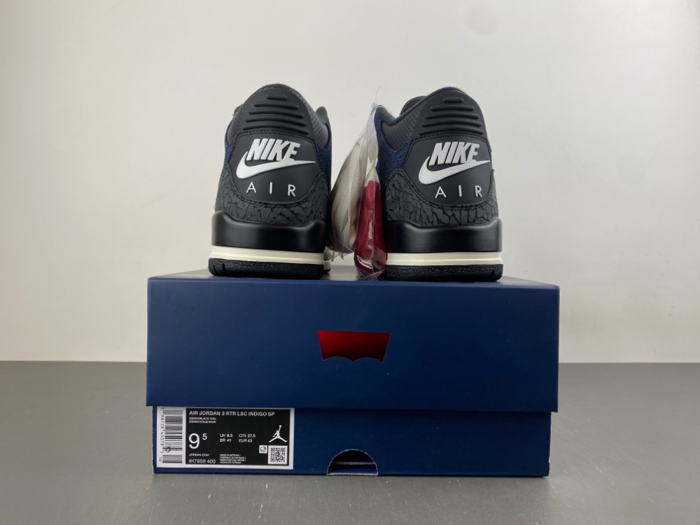 Levi’s x Air Jordan 3 “Raw Indigo Denim” - Image 18