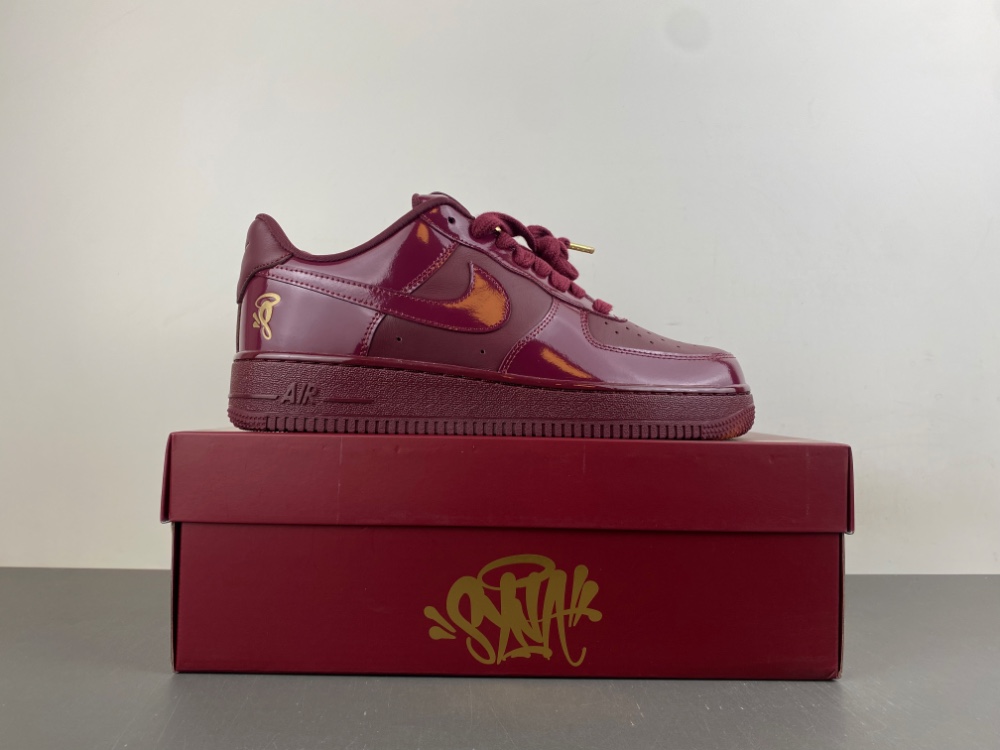 Central Cee x Nike Air Force 1 Low “Dark Beetroot” - Image 18